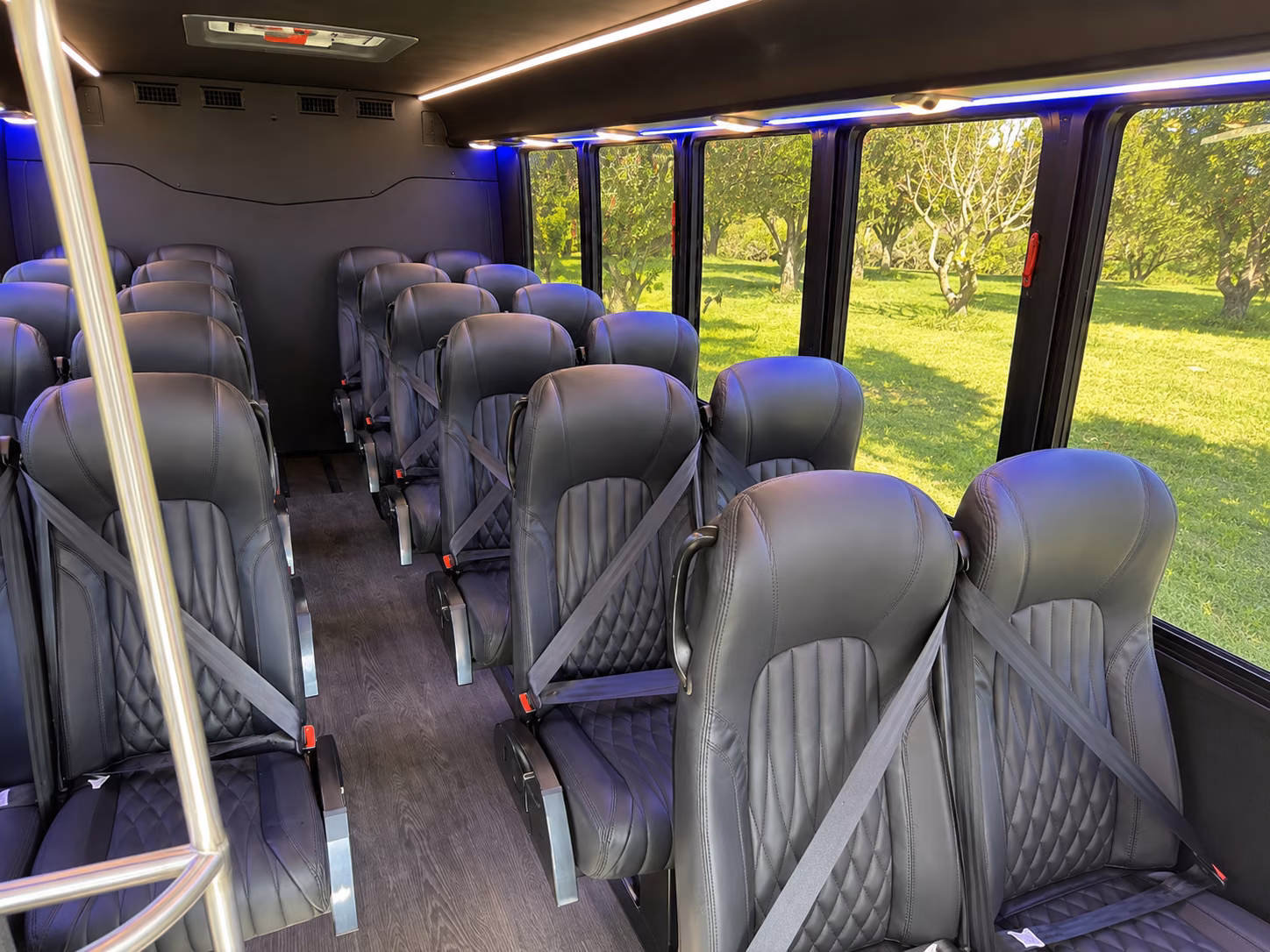 20 passenger minibus interior