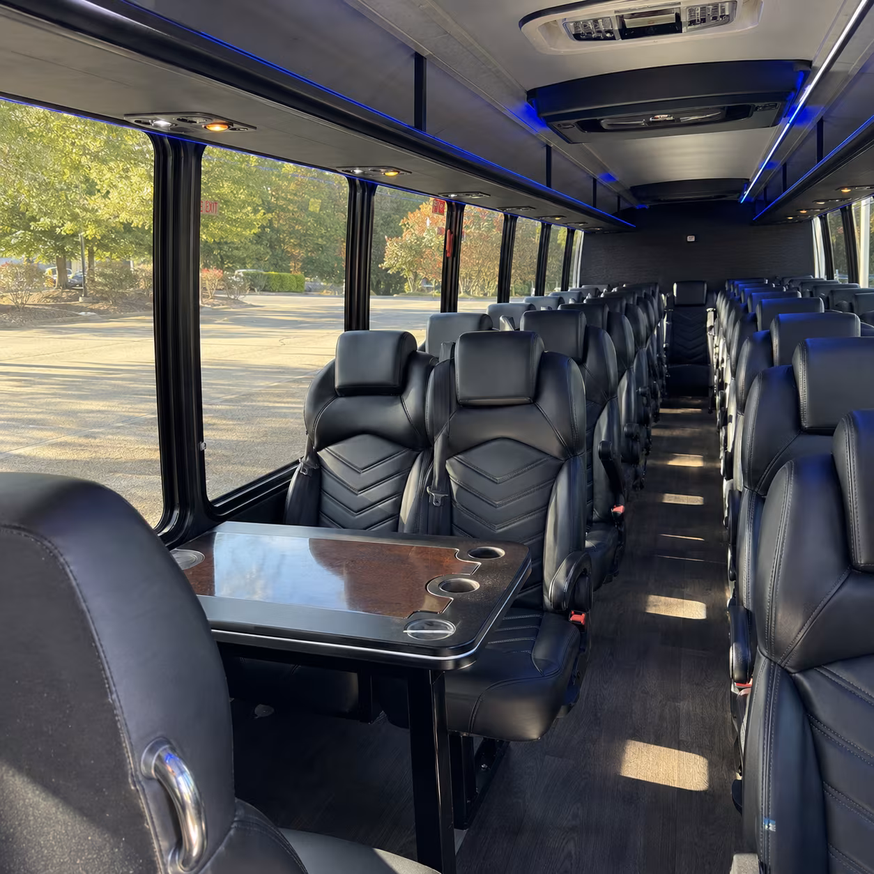 can i book a one way a round trip or a multi day package for a bus rental in largo