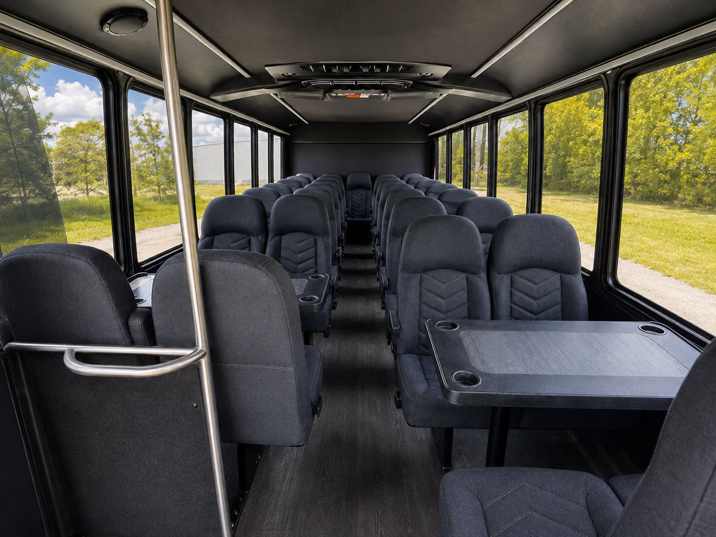 largo 15 passenger minibus inside