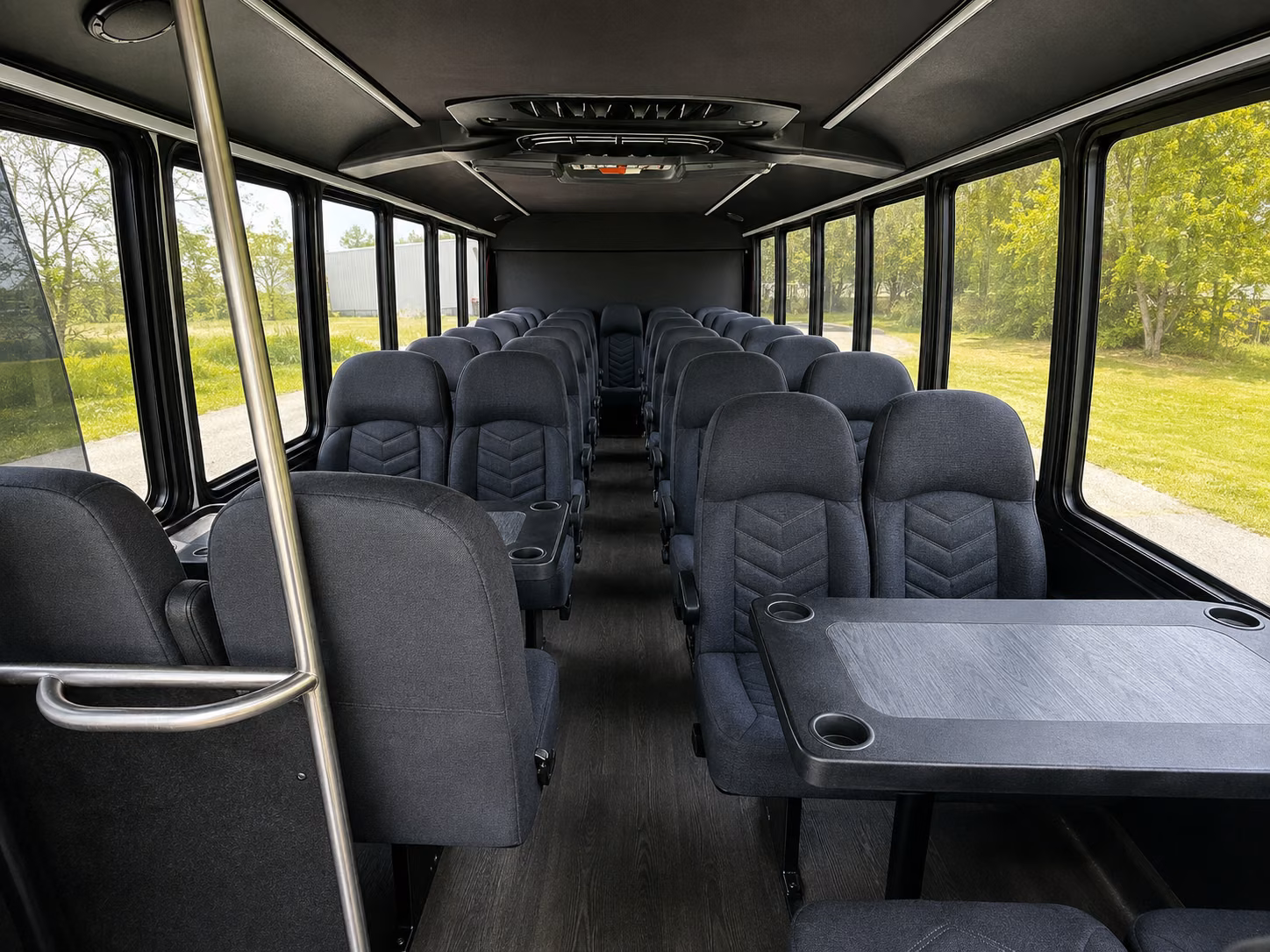 largo 18 passenger minibus inside