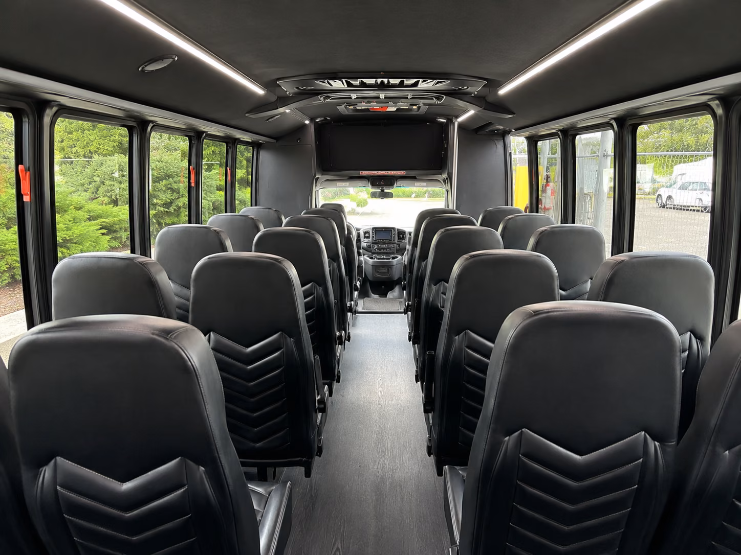 largo 20 passenger minibus inside