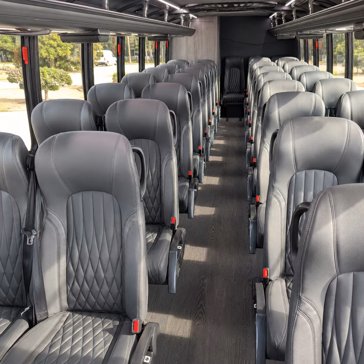 largo 30 passenger minibus inside