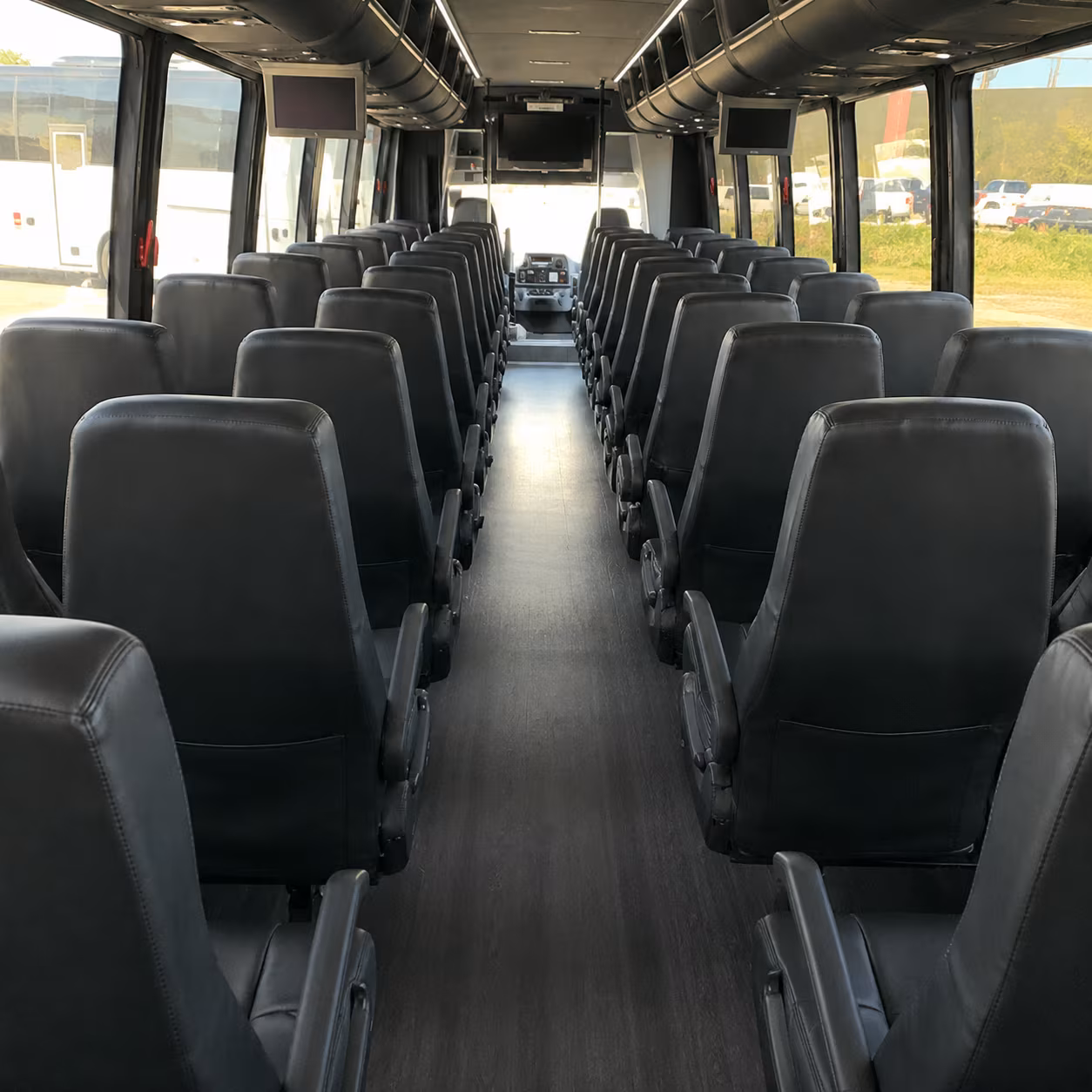 largo 35 passenger minibus interior