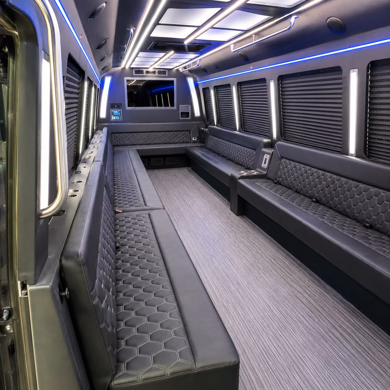 largo 40 passenger party bus interior