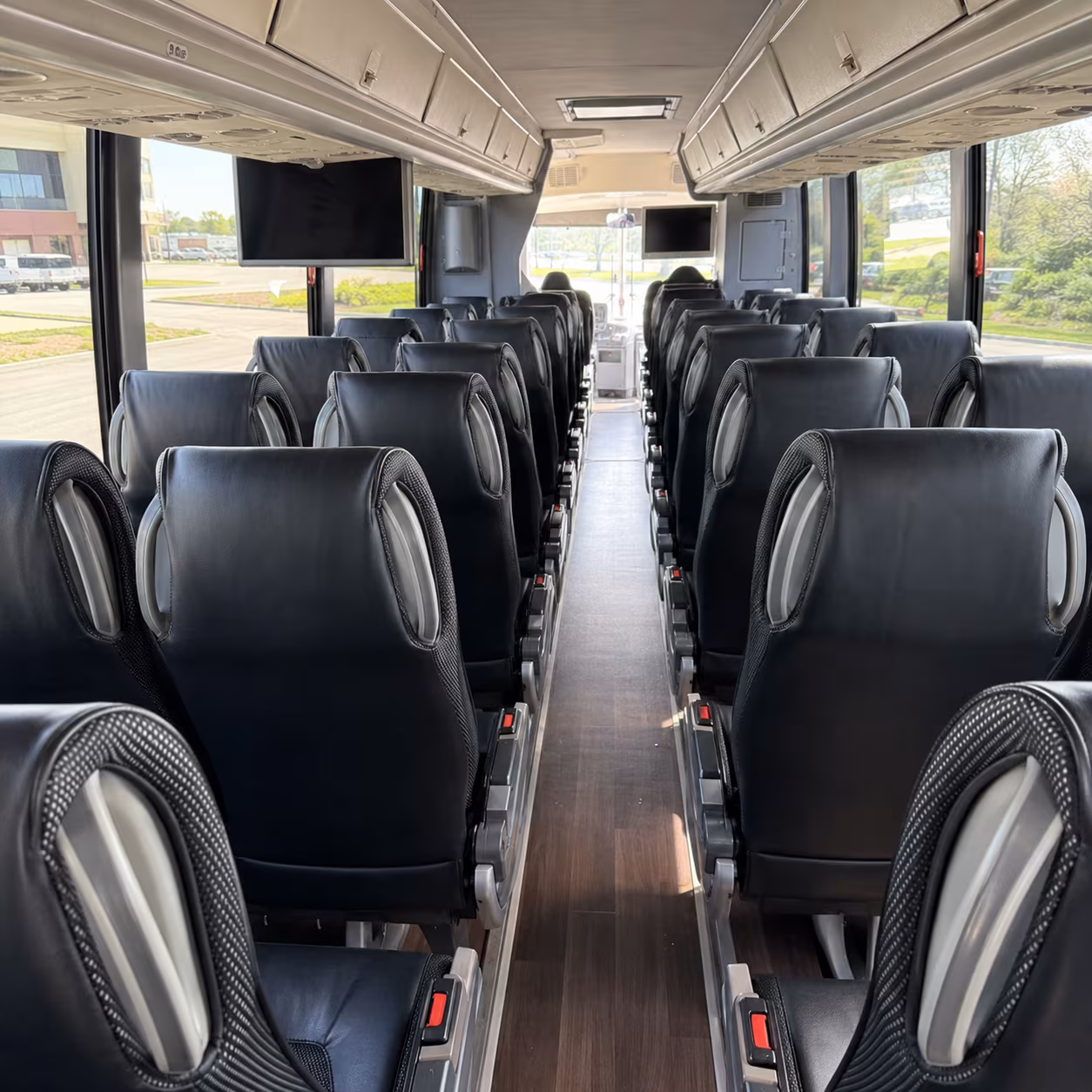 largo 56 passenger charter bus interior