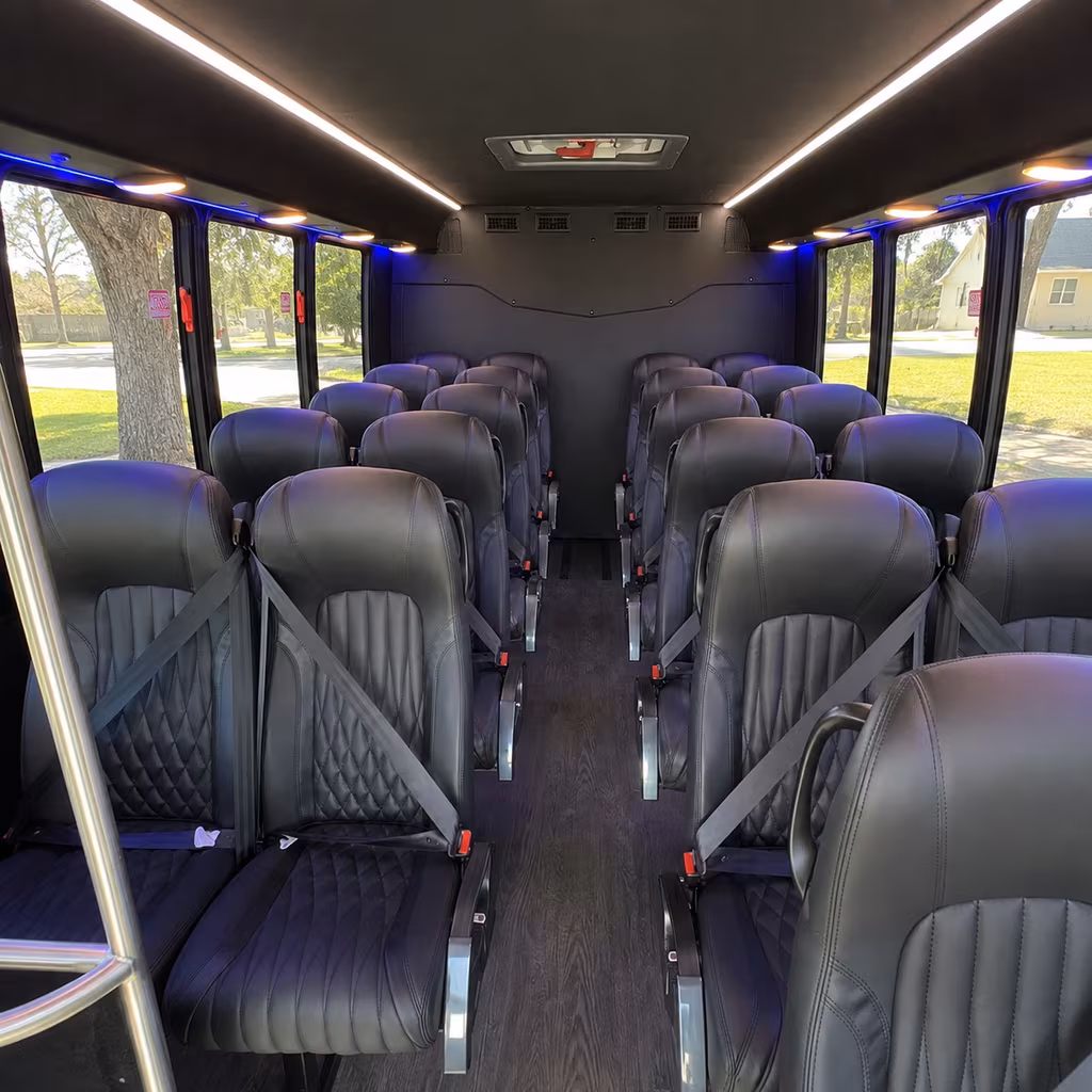 largo school event transportation onboard seating