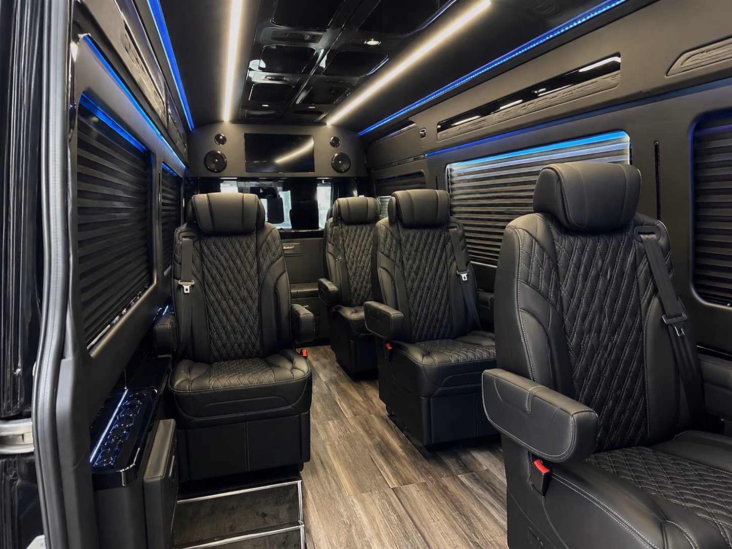 largo sprinter van with driver inside
