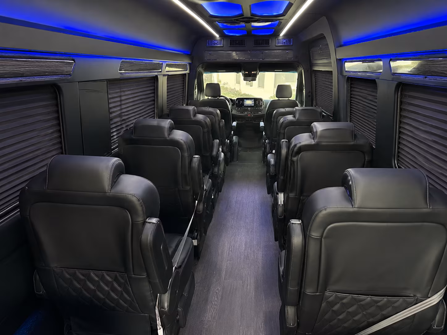 largo sprinter van with driver interior