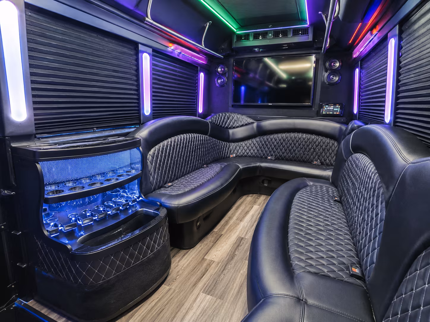 largo wedding party bus rental